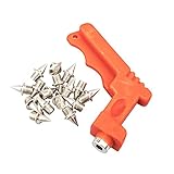 RAHATA 16 Pieces 1/4 inch 3/8 inch 1/2 inch Stainless Steel Track and Field Spikes Cross Country Spikes Replacement with Wrench