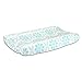 The Peanutshell Medallion Cotton Changing Pad Cover in Teal