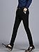 VEGORRS Men's Slim Fit Wrinkle-Free Casual Stretch Pants, Comfort Suit Pant Dress Trousers,Black Pants