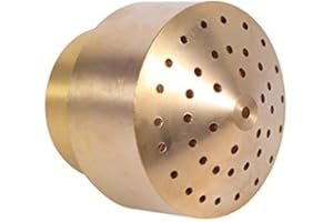 GLOGLOW 1/4''1/2''3/4''1''3/2''2''Brass Column Garden Pond Water Fountain Nozzle Sprinkle Spray Head(1/4")