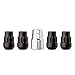 DPAccessories Black M12x1.50 Lug Nut Locks | Bulge Acorn | 36mm (1.4