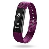 Semaco Fitness Tracker, Smart Activity Wristband with Pedometer Calorie Tracking Sleep Monitoring Sports Bracelet for Kids Women Men (Purple)