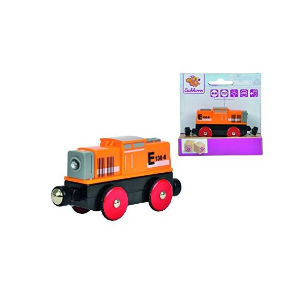 Eichhorn 100001306 - Bahn, Rangier E-Lok 11 cm, mit 4-Radantrieb und vier Funktionen, inkl. Batterien 60 min. Laufzeit – Bild 6