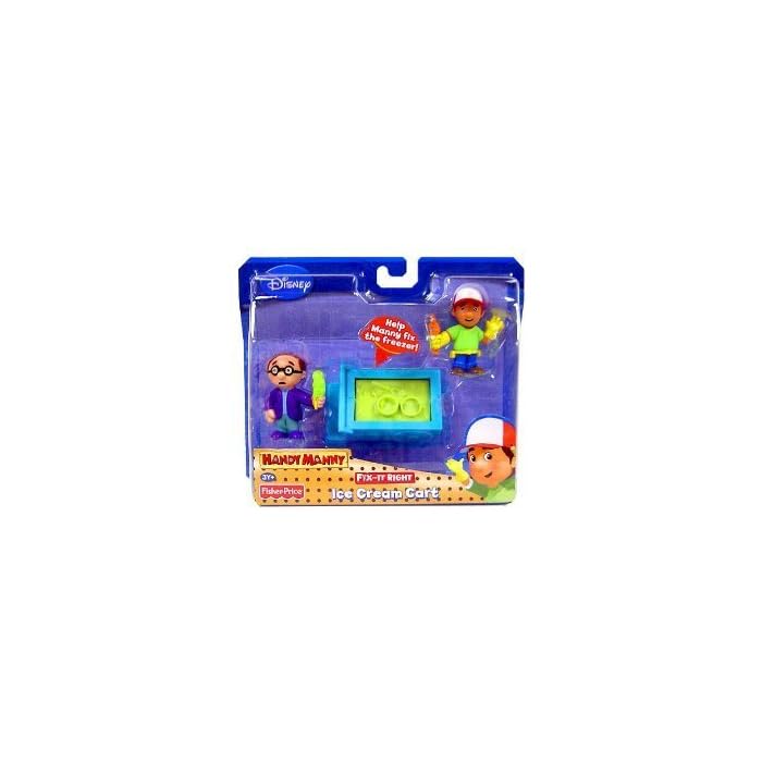 Buy Fisher Price Disney Handy Manny Fitit Right Ice Cream Cart Figure