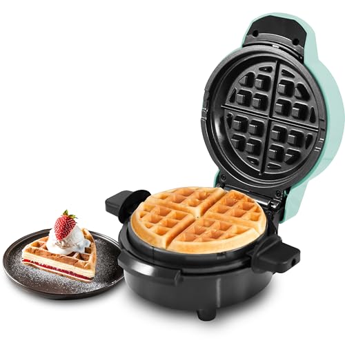 Elite Gourmet EWM380M Nonstick Fluffy Stuffed Waffle Maker, 1.5-Inch Jumbo Thic…
