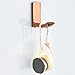 Aothpher Wall Mounted Copper Towel and Robe Hook for Bath Kitchen Heavy Duty,Rose Gold Polished