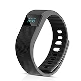 Black Bluetooth Smartband Smart Watch Wristband Wrist Band Wrap with Pedometer for Android IOS