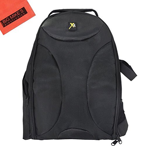 Deluxe Camera Padded Backpack For Nikon DF, D90, D500, D3000, D3100, D3200, D3300, D5000, D5100, D5200, D5300, D5500, D7000, D7100, D7200, D300, D300s, D600, D610, D700, D750, D800, D810, D810A Camera