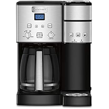 Cuisinart SS-15 Maker Coffee Center 12-Cup Coffeemaker and Single-Serve Brewer, Silver (Renewed)