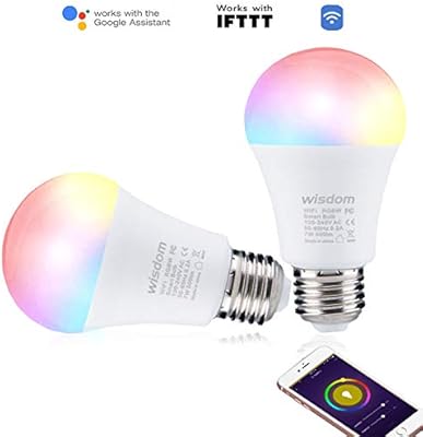 Wifi Smart Light Bulb Dimmable E27 Rgb Led Bulb Controlled By