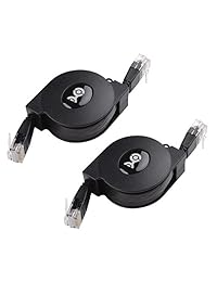 Cable Matters 2-Pack retráctil CAT5e Gigabit Ethernet Cable