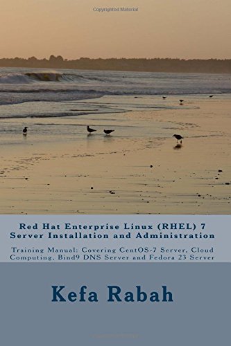 Red Hat Enterprise Linux (RHEL) 7 Server Installation and Administration: Training Manual: Covering CentOS-7 Server, Cloud computing, Bind9 DNS Server and Fedora 23 Server