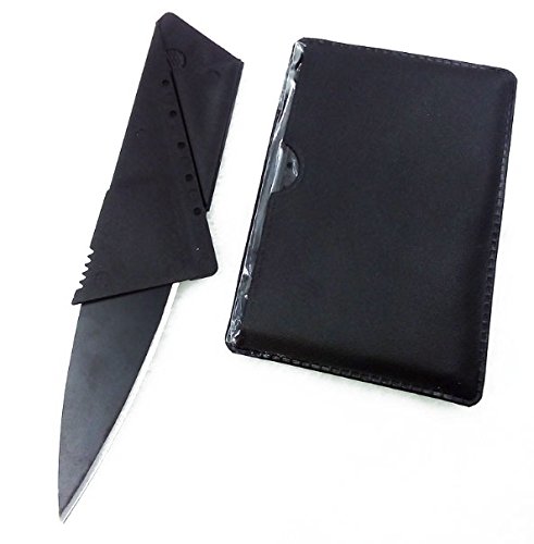 XOPRO Credit Card Pocket Folding Knife, (Pack of 1) - Black