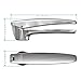 Pro Culinary Garlic Press - Professional Quality Garlic and Ginger Mincer - Dishwasher safe - Silver - Free Recipe Ebook
