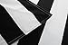 Kuality Black White Striped Soft Microfiber Easy Care Bedding Duvet Cover Wrinkle, Stain & Fade Resistant, Full/Queen Size, Stripe Pattern