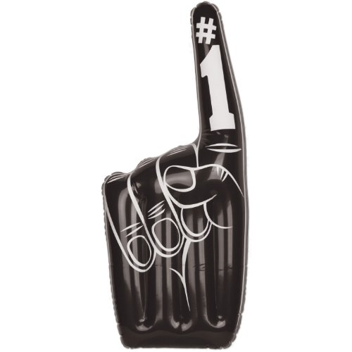 Beistle Inflatable No.1 Hand Party Item, 24-Inch