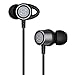 Wired earphones In-Ear Headphones Noise Cancelling Earphones Stereo Earbud Headphones (Crystal Clear Sound, Comfort-Fit, Flat Cable, iPhone and Android Compatible) - B30 Black