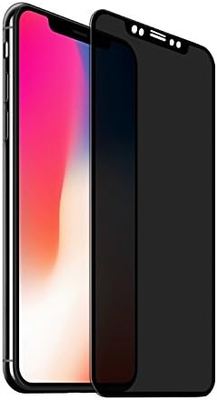 iPhone X Privacy Screen Protector,Privacy Screen iPhone X Screen Protector with Shield Anti-Fingerprint Bubble Anti-Scratch For iPhone X (iPhone X Black)