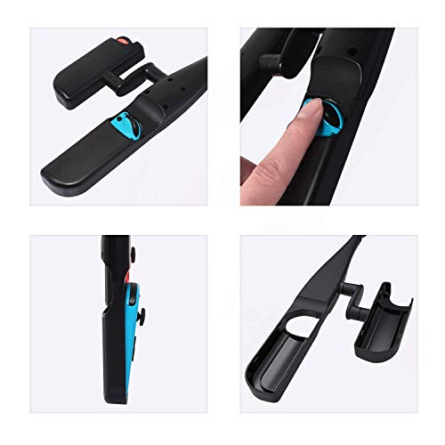 eLUUGIE Fishing Rod for Nintendo Switch, Fishing Game Accessories Compatible with Legendary Fishing,Switch Joy-Con Accessories, Fishing Game Kit for Switch Controller Bass Pro Shops