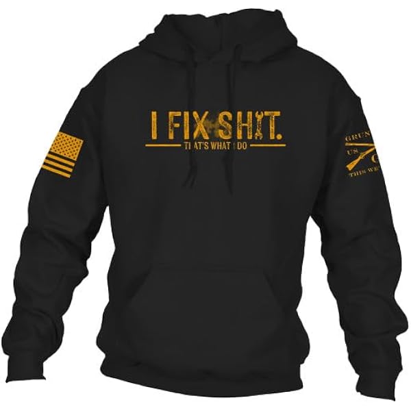 Amazon.com: I Fix Shit Pullover Hoodie : Clothing, Shoes & Jewelry