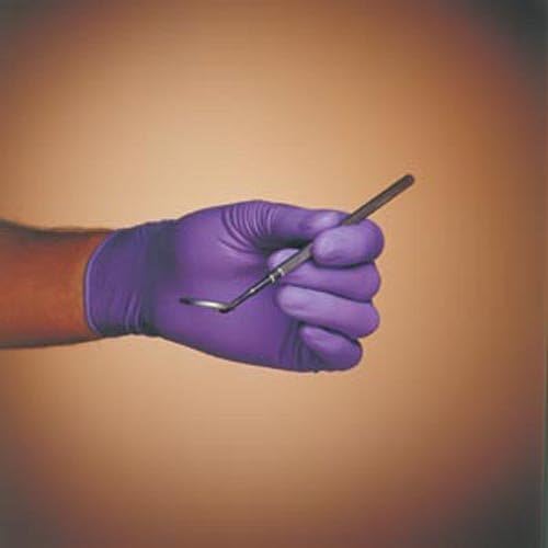 Halyard Health Purple Nitrile Dental Exam Gloves, Small 100 pk