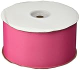 Schiff Ribbons 744-40 Polyester Grosgrain 3-Inch Fabric Ribbons, 20-Yard, Hot Pink