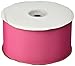 Schiff Ribbons 744-40 Polyester Grosgrain 3-Inch Fabric Ribbons, 20-Yard, Hot Pink