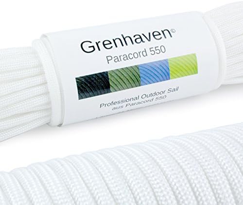 Grenhaven Tear-Proof Paracord Rope / Universal Survival Cord - 7 Cords 30m/100ft 550lbs Capacity Warning: Not Suitable for Climbing