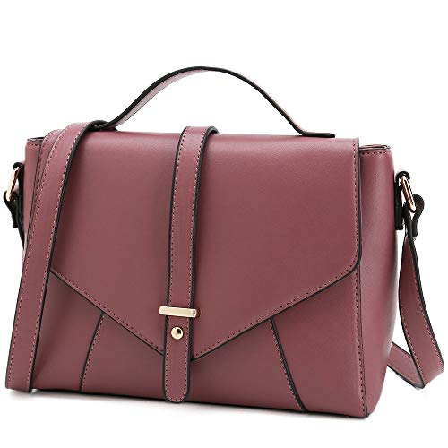 Ladies Designer Purses Cross Body Handbags Trendy Bags for Women Shoulder Bags (Purple)