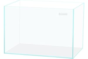 LYPHARD AQUARIUMS 25 Gallon Rimless Aquarium, Ultra Clear Glass Low Iron Aquarium Tank, Rectangular Large Fish Tank L23.6×W15.7×H15.7 Inches Thickness 8mm with EVA Foam Mat Included