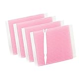 Eyelid Stickers-208 pieces Disposable Adhesive Invisible Fiber - Natural Complexion Double Eye Taps-Send Fork and box