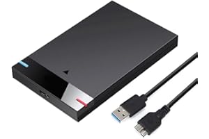 HWAYO 2.5'' 1TB Ultra Slim Portable External Hard Drive USB3.0 HDD Storage for PC, Desktop, Laptop, MacBook, Chromebook, Xbox One