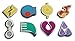 Pokemon Gym Badges: Hoenn - Gen 3 - Hoenn League - Ash Ketchum Cosplay Collection (Set of 8 Badges)