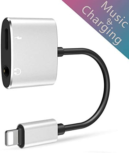 Tenwow Dual Adapter Splitter 4-in-1 Connector for Audio/Headphone and Charger
