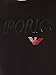 Emporio Armani Men's Mega Logo Crew Neck T-Shirt, Black, Large