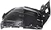 Crash Parts Plus Front Passenger Side Right Splash Shield Fender Liner for 2003-2007 Infiniti G35