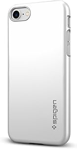 Spigen Thin Fit Designed for iPhone SE 2020 Case/Designed for iPhone 8 Case (2017) / Designed for iPhone 7 Case (2016) - Satin Silver