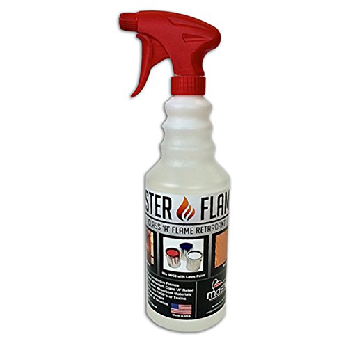 Master Flame Fire Retardant Spray on application or Mix with Paint