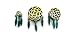 Urban Body Jewelry 1 Pair of 0 Gauge (0G - 8mm) Rainbow Dreamcatcher Tunnel Plugs (STL072)