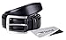 Sportoli Men's Genuine Leather Classic Stitched Casual Belt - Black Brown Tan