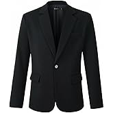 Beninos Mens Sport Coat Casual Blazer One Button Business Suit Jacket