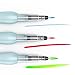 Artistrove Water Brush Pen for Watercolor Painting & Lettering - Assorted Durable Nylon Tips (Pack of 6 Brushes - 2 Fine/2 Medium/2 Broad) | Add to your Artist Collection Now!