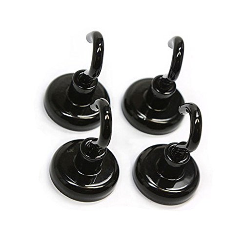 48LB Magnetic Hooks, AUTIDEFY Heavy Duty Magnet Hook with Strong Neodymium Magnet Hook for Indoor Outdoor Kitchen Bathroom Bedroom Garage Lockers Office （6 Assorted Colors） - Thumbnail 5