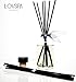 LOVSPA Reed Diffuser Set, Euphoria Luxe Linen Scented Oil Diffuser with Sticks, Home Fragrance Accessories for Bathroom Shelf Decor, Aroma Diffusers for Home or Office Fall Decor, USA Made