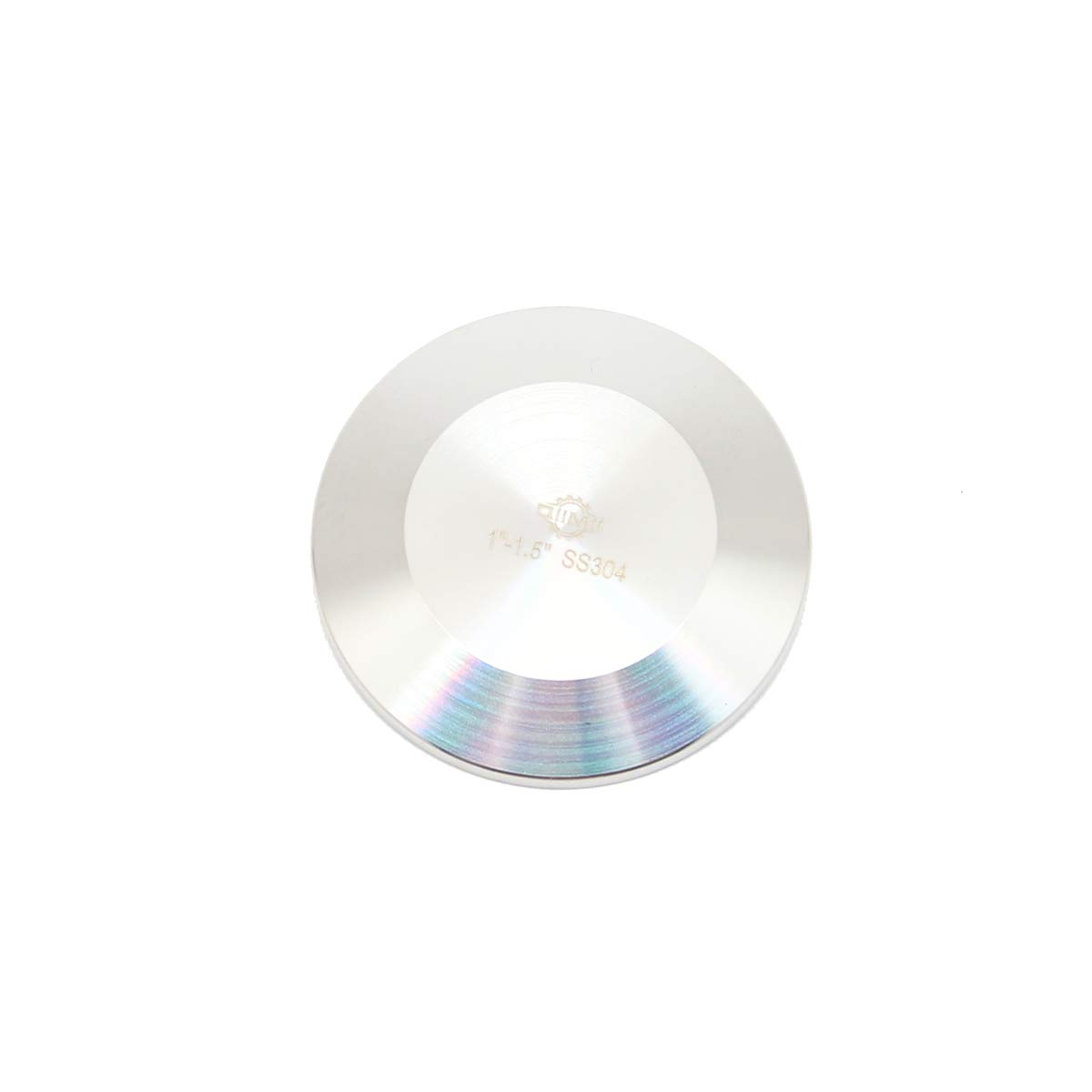 QiiMii SS304 1-1/2" Stainless Steel Sanitary Tri Clamp Clover Solid End Cap