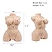 Y-NOT Adult Sex Doll Male Masturbator Stroker, 16.3lb Realistic Lifesize Sillicone Torso Male Sex Toy for Breast Vaginal Anal Sex with Heating Rod & Hermetic Seal for Tight Suction