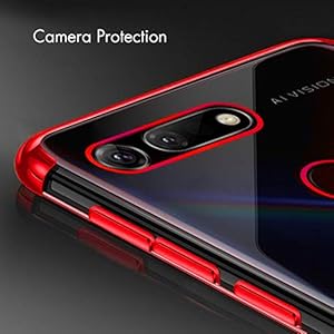 BLUGUL Cover per Honor View 20, Electroplating Coloring, Ultra Sottile, Morbida TPU Silicone Case, Trasparente Chiaro… - immagine 5