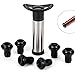 Wine Stoppers, Wine Vacuum Pump Saver, Wine Pump with 6 Cork Stoppers Saver for Wine Keep Fresh