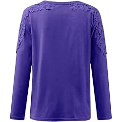 iPOGP Women's Round Neck Solid Color Hollow