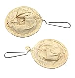 NUOMI Flannel Cloth Coffee Filter Strainers with Steel Handle, 2 Pack Coffee Sock